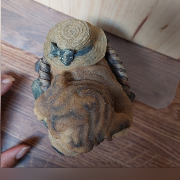 Vintage Ceramic Puppy in a Basket Bank - Picture 7 of 11